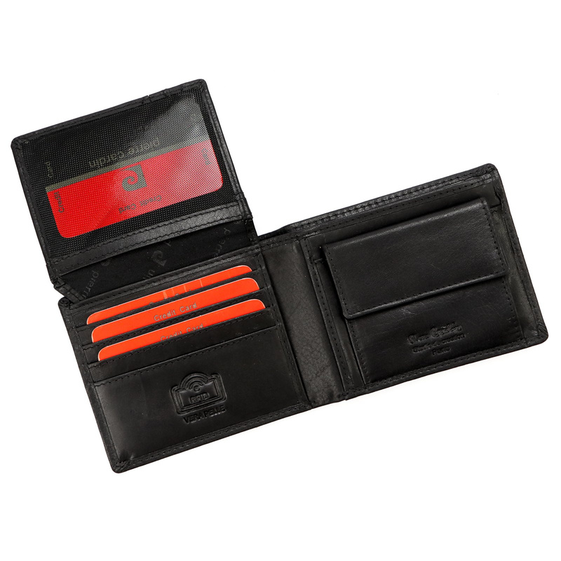 Pierre Cardin RFID Leder Bifold Herren Geldbörse