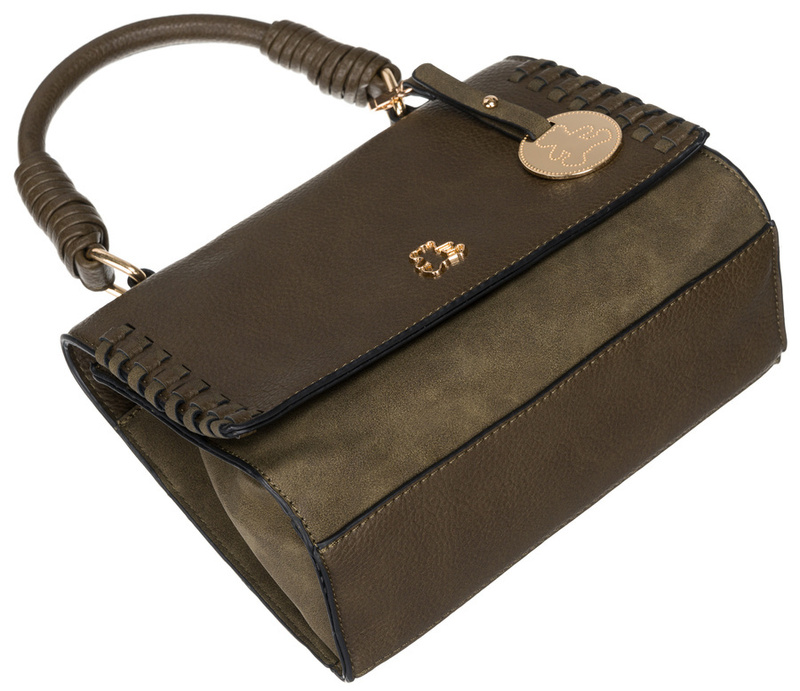 Leatherette handbag LULUCASTAGNETTE SABIR