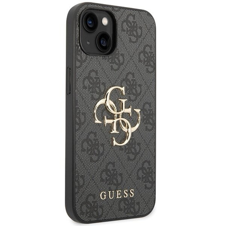 Guess GUHCP15M4GMGGR iPhone 15 Plus 6.7" szary/grey hardcase 4G Big Metal Logo