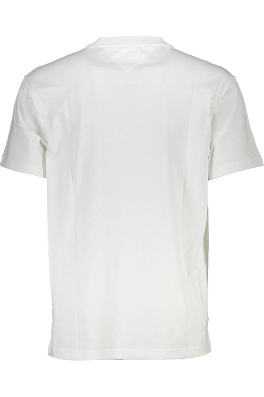 TOMMY HILFIGER WHITE MEN&#39;S SHORT SLEEVE T-SHIRT