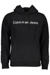 CALVIN KLEIN MEN&#39;S BLACK ZIPLESS SWEATSHIRT