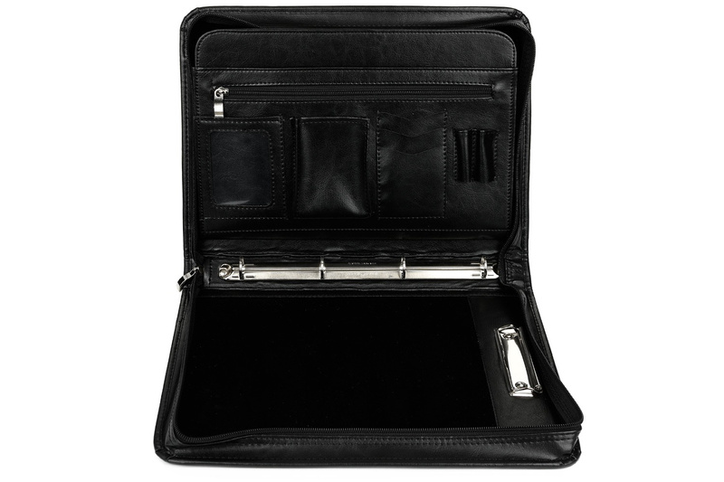 Black Beltimore luxury men's briefcase briefcase organizer for trader I40