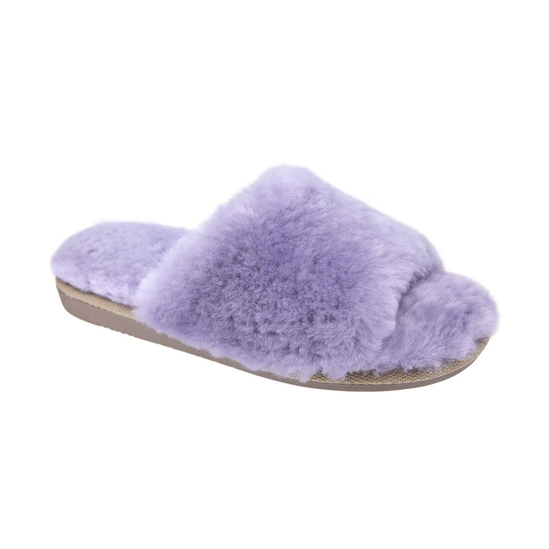 Women's sheepskin slippers insulated Vanuba