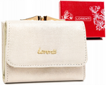 Leather wallet RFID LORENTI 55287-BRS