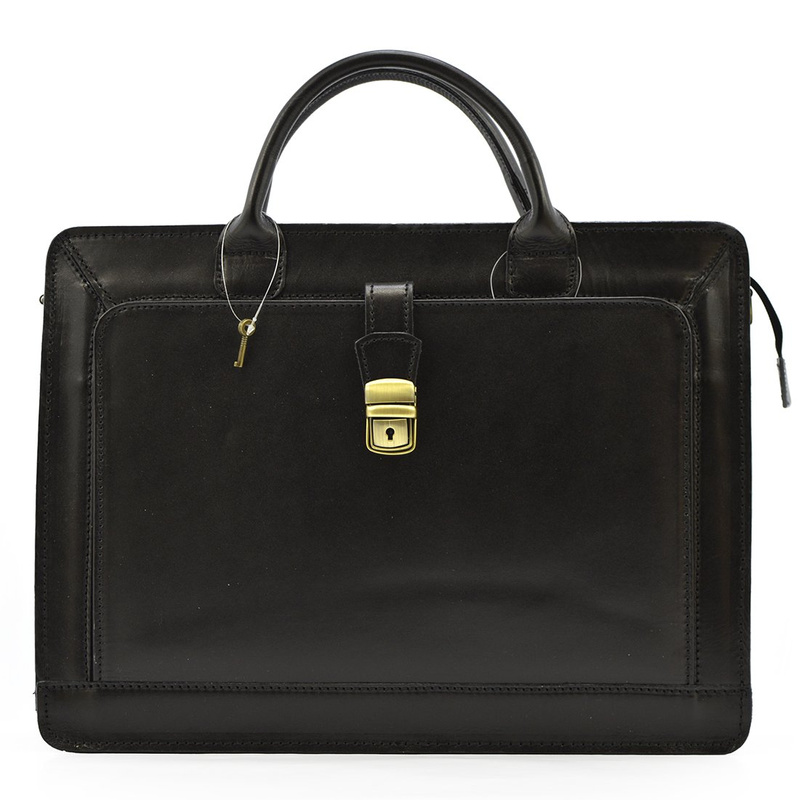 Vera Pelle Women's Leather Briefcase Work Bag