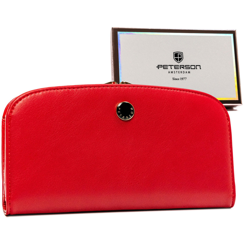 Leatherette wallet RFID PETERSON PTN 1841-F8