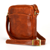 Men's leather briefcase, crossbody bag