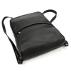 Urban women's leather backpack with pockets Luka