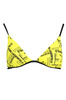 KARL LAGERFELD BEACHWEAR SWIMSUIT PARTS ABOVE YELLOW WOMAN