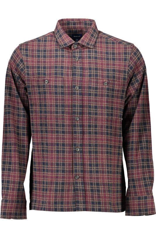 GANT MEN&#39;S LONG SLEEVE SHIRT BROWN