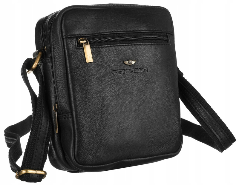 Herren Echtleder Tasche Peterson PTN 374-NDM