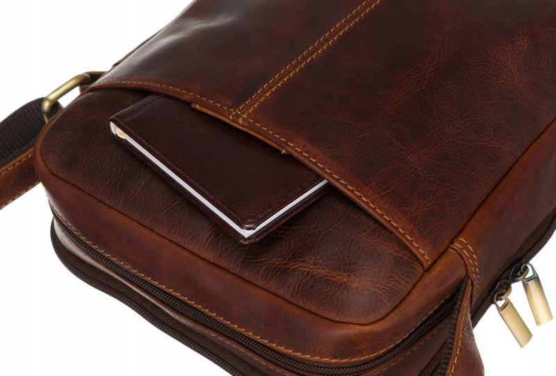 Men's genuine leather sachet Peterson PTN TB-8021-COM