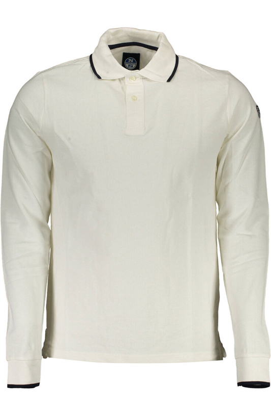 NORTH SAILS POLO LONG SLEEVE MAN WHITE