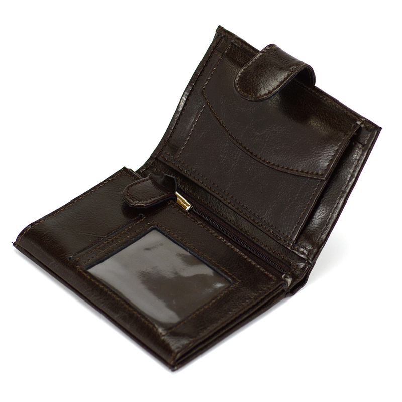 Elegant large men's leather wallet from Elkor