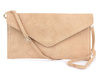 Pistachio Italian Leather Suede Evening Clutch Bag N12