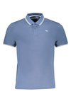 HARMONT &amp; BLAINE MEN&#39;S SHORT SLEEVED POLO SHIRT BLUE