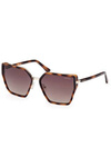 GUESS JEANS WOMEN&#39;S BROWN SUNGLASSES