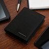 Men's black classic leather wallet RFiD Beltimore P94