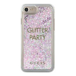 Guess GUHCP7GLUQPU iPhone 6/7/8 /SE 2020 / SE 2022 fioletowy/purple hard case Liquid Glitter Party