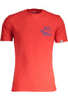 AVX AVIREX DEPT HERREN KURZARM T-SHIRT ROT