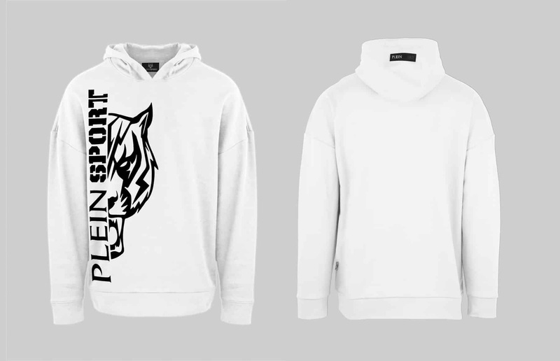 Sweatshirts Marke Plein Sport Modell FIPSC131201 Farbe Wei▀. Bekleidung Herren. Saison: Das Ganze Jahr