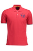 LA MARTINA MEN&#39;S RED SHORT SLEEVED POLO SHIRT