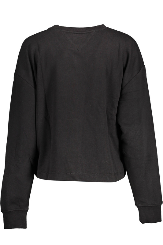 TOMMY HILFIGER SWEATSHIRT WITHOUT ZIP WOMEN BLACK