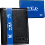 Men's vertical leather wallet large Always Wild