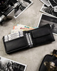 Leatherette wallet & key ring set ROVICKY R-SET-M-N003-PUA BLA