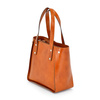 Large shoulder bag women's leather shopperbag