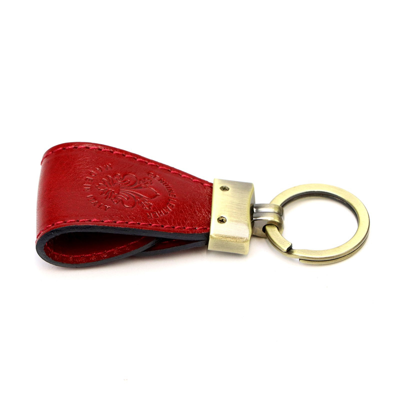 Elegant Leather Keychain by Florence