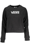 VANS BLACK WOMAN ZIPPED SWEATSHIRT