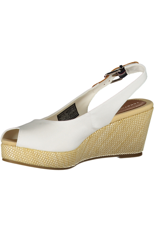 TOMMY HILFIGER WOMEN&#39;S WHITE SANDAL FOOTWEAR