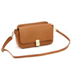 Leather elegant women's crossbody messenger bag