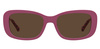 SUNGLASSES LOVE MOSCHINO WOMEN MOL060SMU1F57 (Szkło/Zausznik/Mostek) 55/16/140 mm)