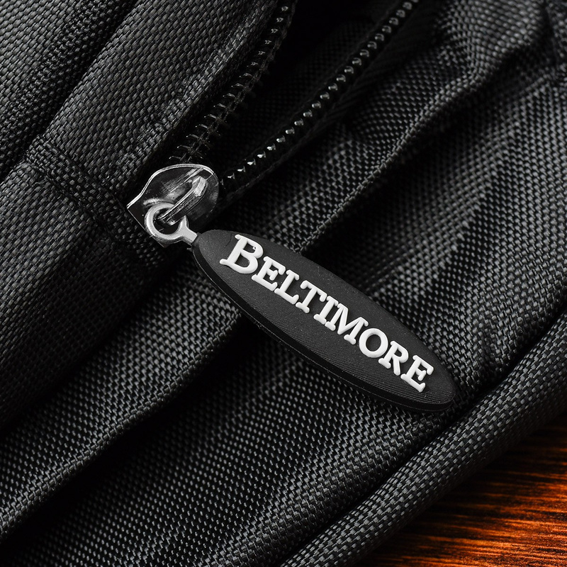 Men's black fabric bag for work BELTIMORE R31