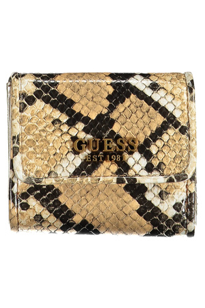 GUESS JEANS WOMEN&#39;S BEIGE WALLET