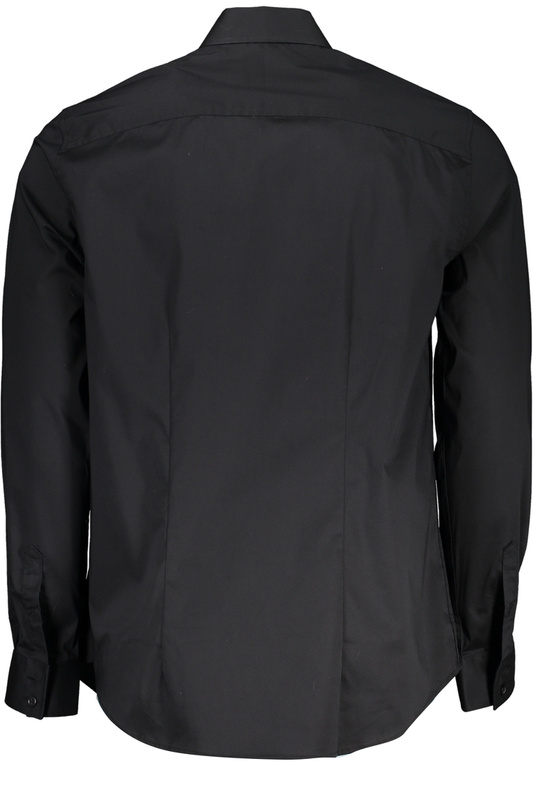 GUESS JEANS MEN&#39;S LONG SLEEVE SHIRT BLACK