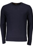 HUGO BOSS MEN&#39;S BLUE SWEATER