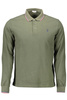 US POLO SHIRT LONG SLEEVE MEN&#39;S GREEN