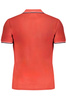 GIAN MARCO VENTURI MEN&#39;S RED SHORT SLEEVED POLO SHIRT