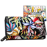 Leather wallet RFID ROVICKY R-N22-ART