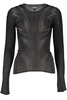 JUST CAVALLI BLACK WOMAN SWEATER