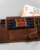 Men's genuine leather wallet Peterson PTN N992-BE-MOUNTAIN