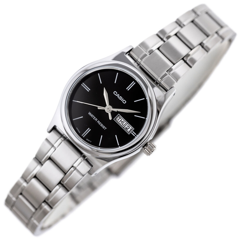 A sleek, minimalist women's watch by Casio