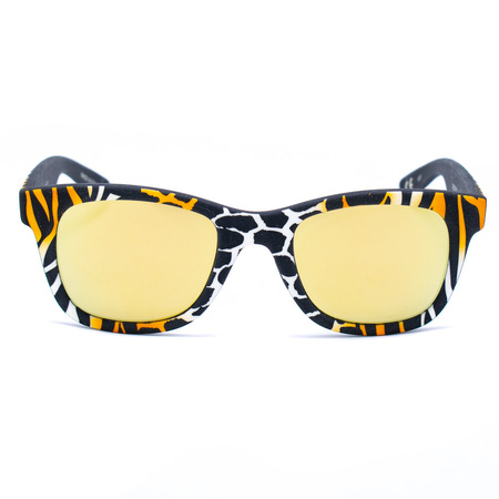 SUNGLASSES ITALIA INDEPENDENT UNISEX 0090-ZEF-001 (Szkło/Zausznik/Mostek) 50/20/140 mm)