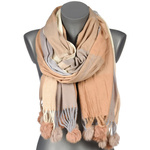 Colorful Large Women's Cotton Scarf Warm Fashionable AX-121