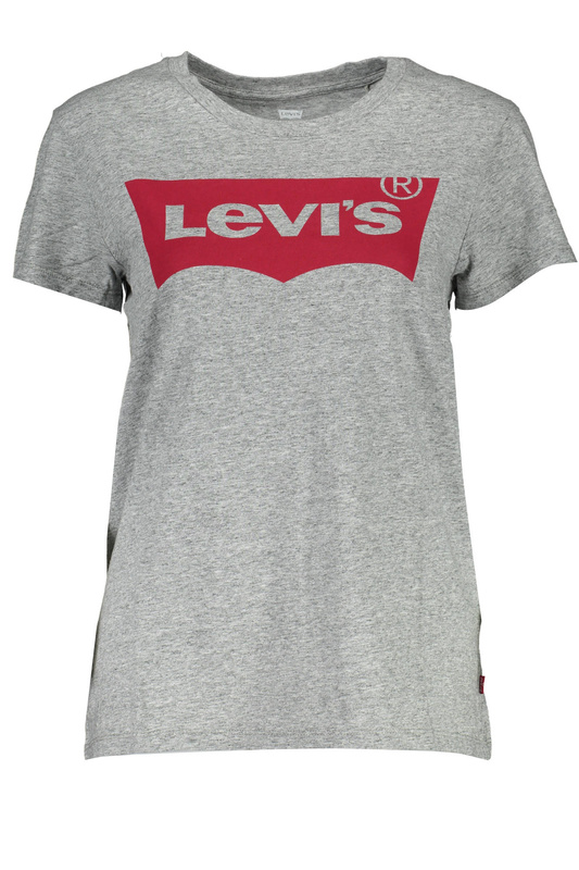 T-SHIRT LEVI&#39;S Z KRÓTKIM RĘKAWEM DAMSKI SZARY