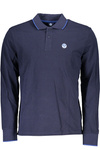 NORTH SAILS MEN&#39;S LONG SLEEVED POLO SHIRT BLUE