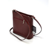 Leather, roomy women's shoulder messenger bag